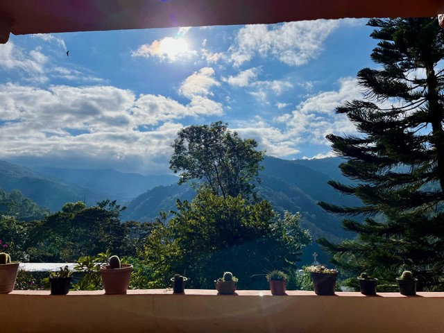 cenic mountain view in Huautla de Jiménez, Mexico
