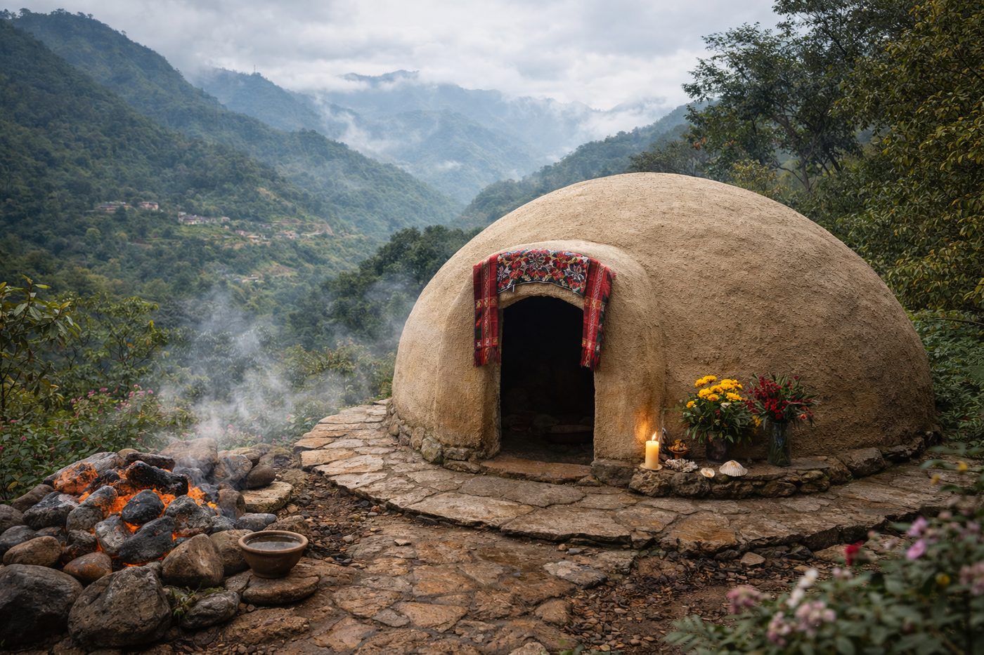 Temazcal ceremony